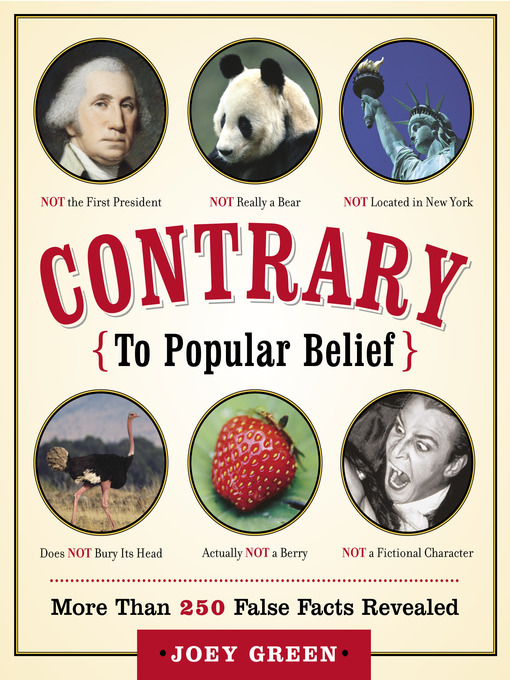 Title details for Contrary to Popular Belief by Joey Green - Available